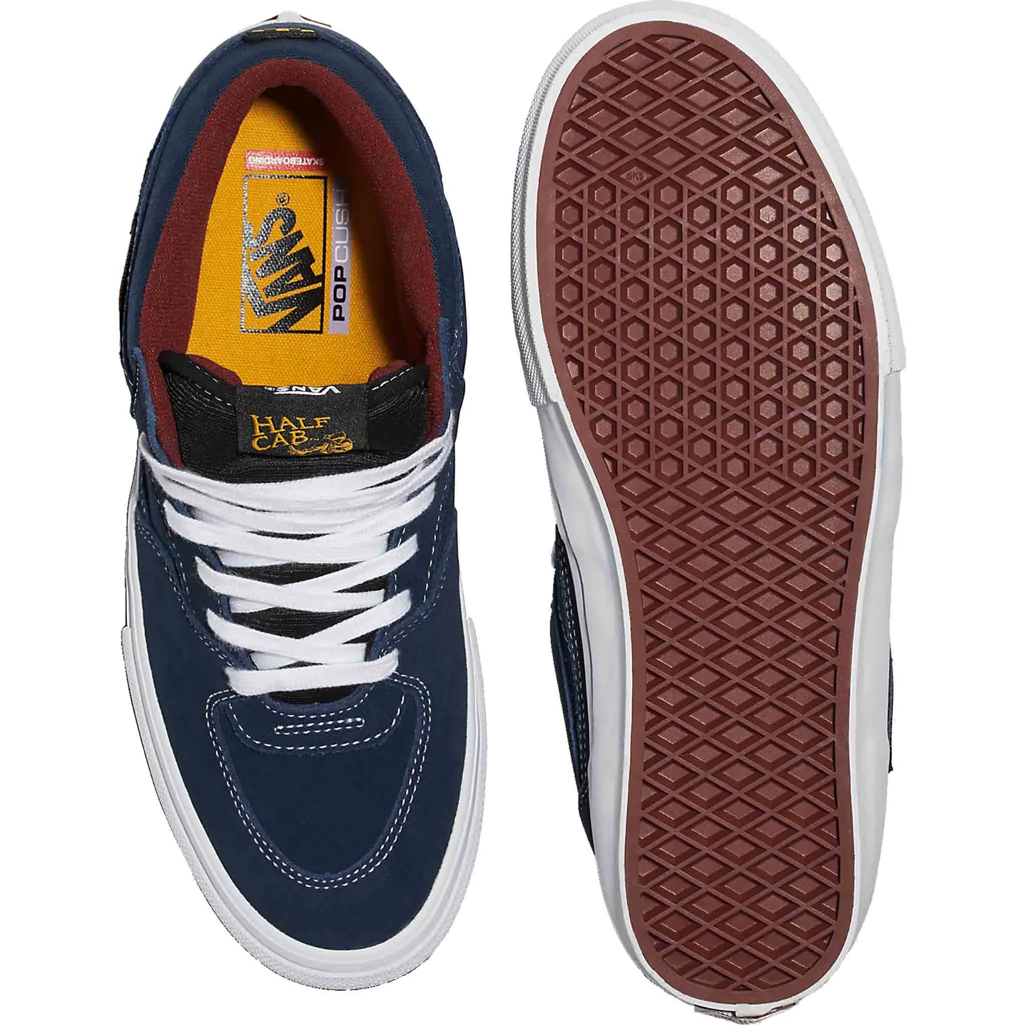 Vans Skate Half Cab Navy Burgundy