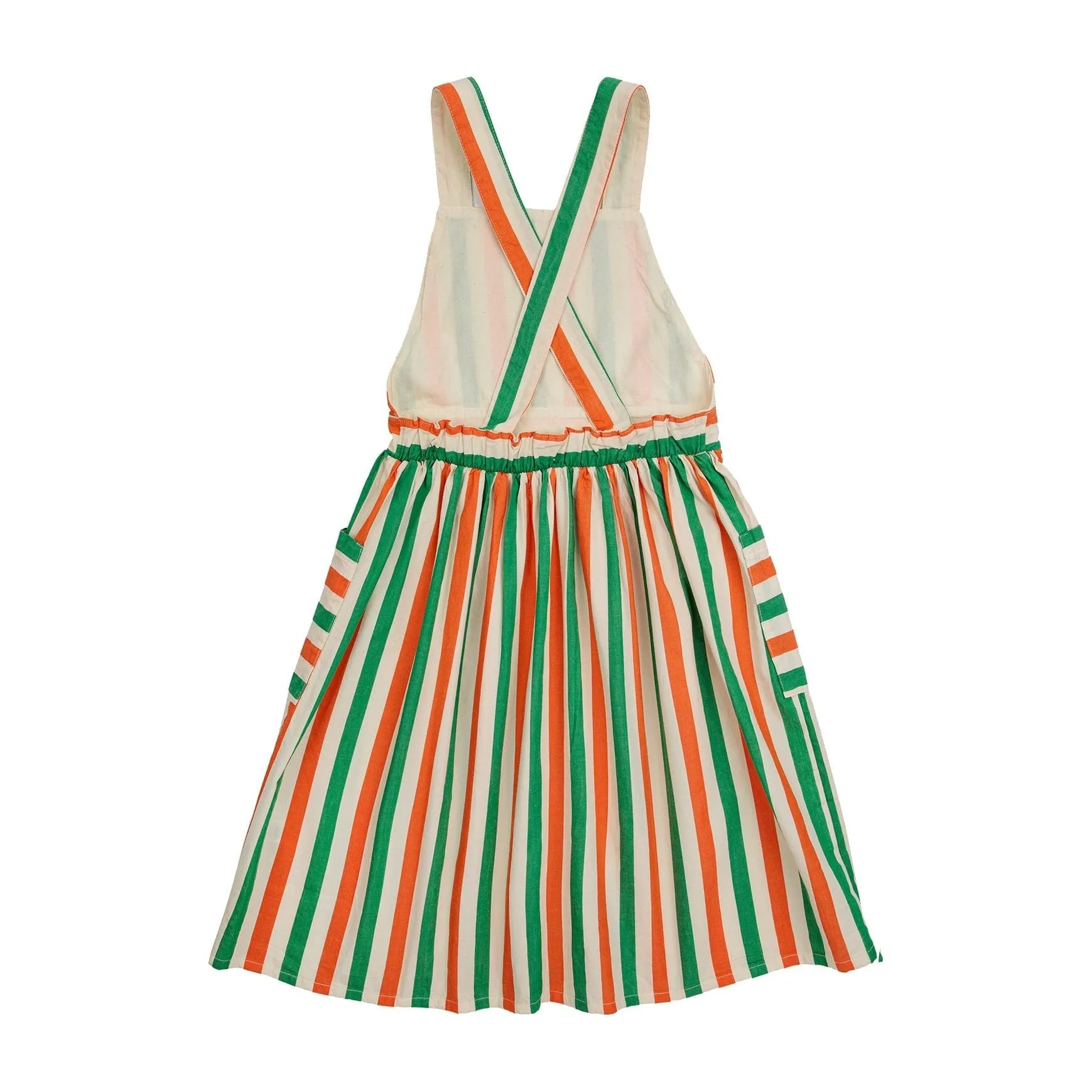 Vertical Stripes Woven Dress
