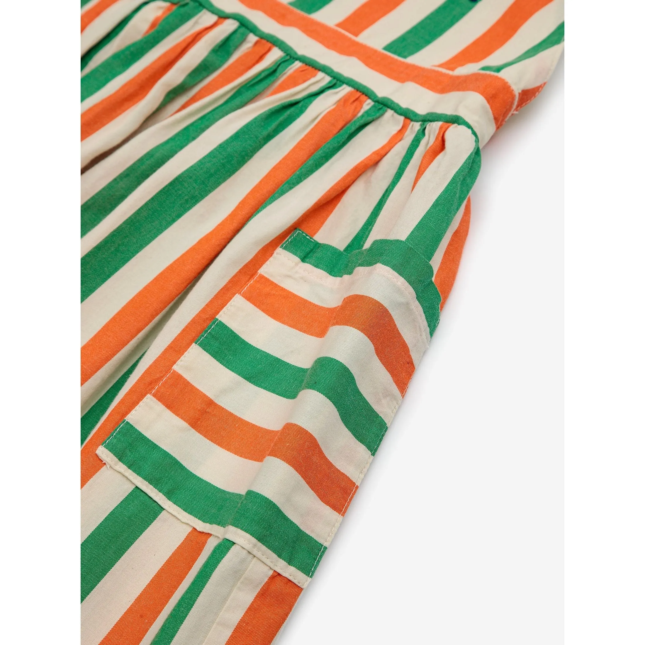 Vertical Stripes Woven Dress