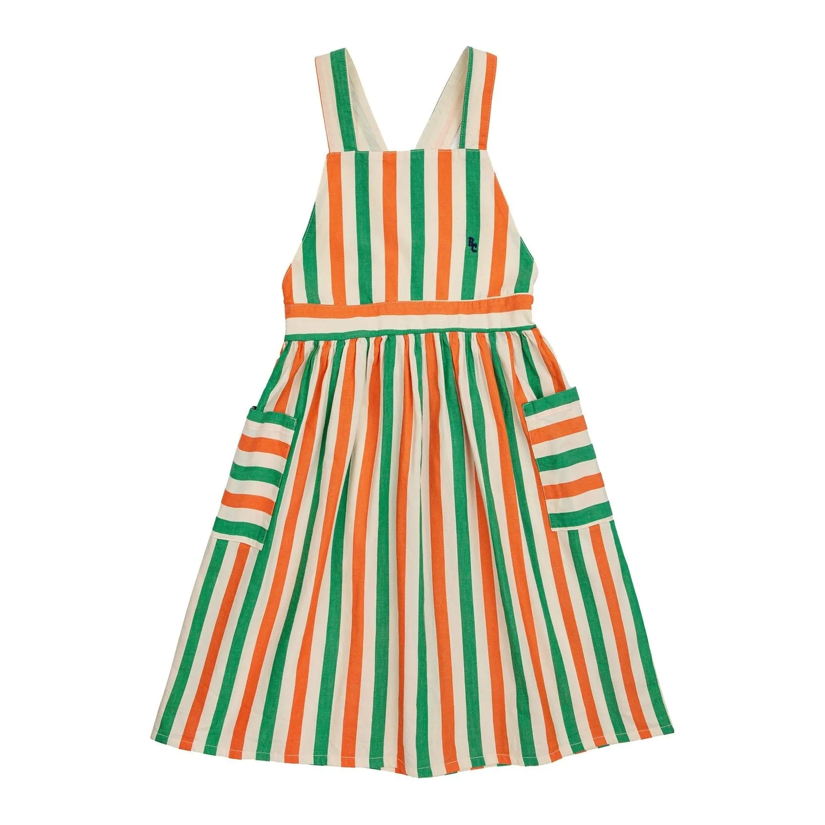 Vertical Stripes Woven Dress