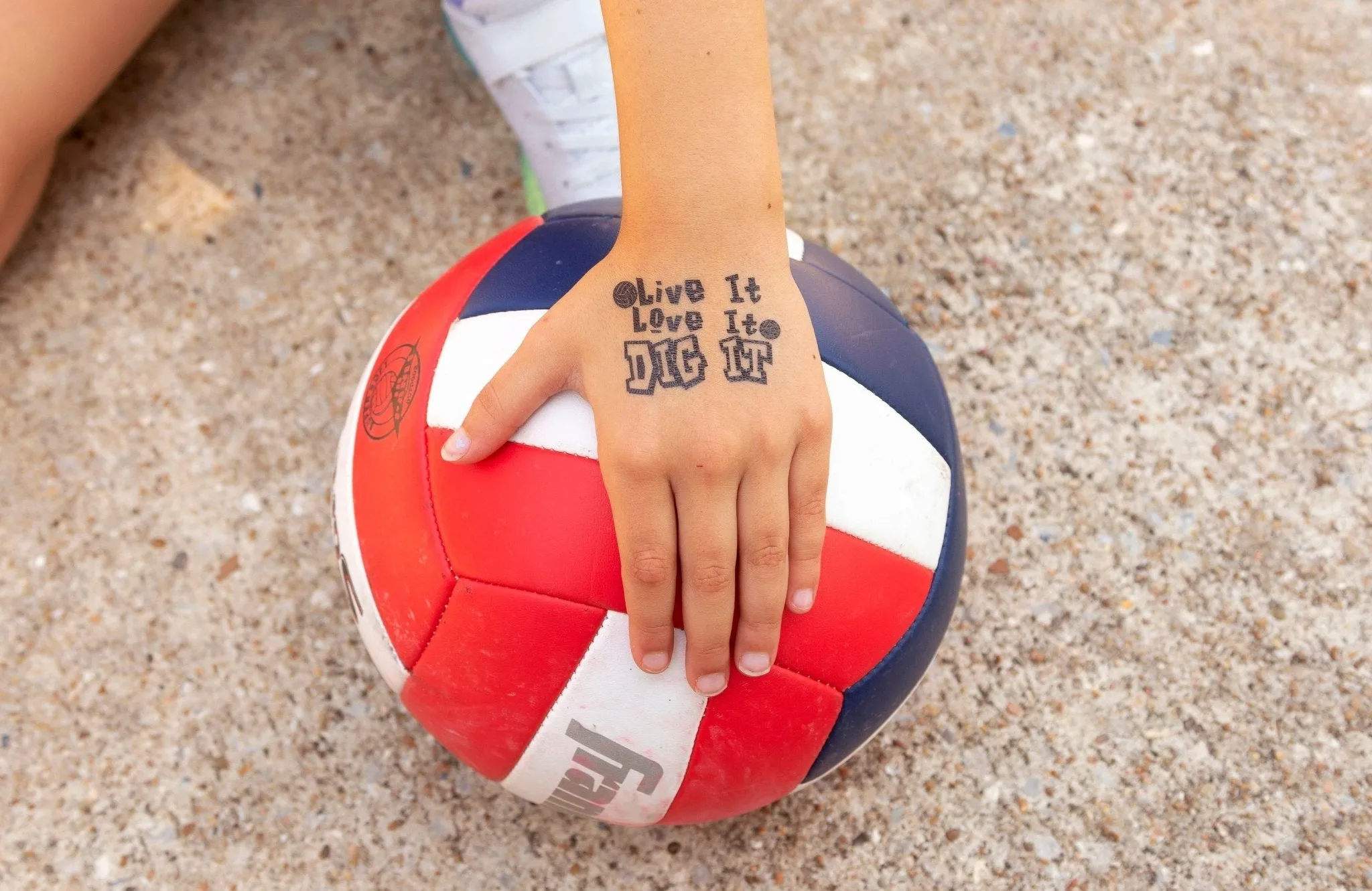 Volleyball Team Gifts Ideas for Players Temporary Tattoos
