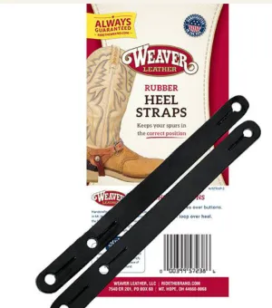 Weaver Black Rubber Heel Strap