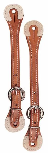 Weaver Leather Spur Straps with Rawhide Corners