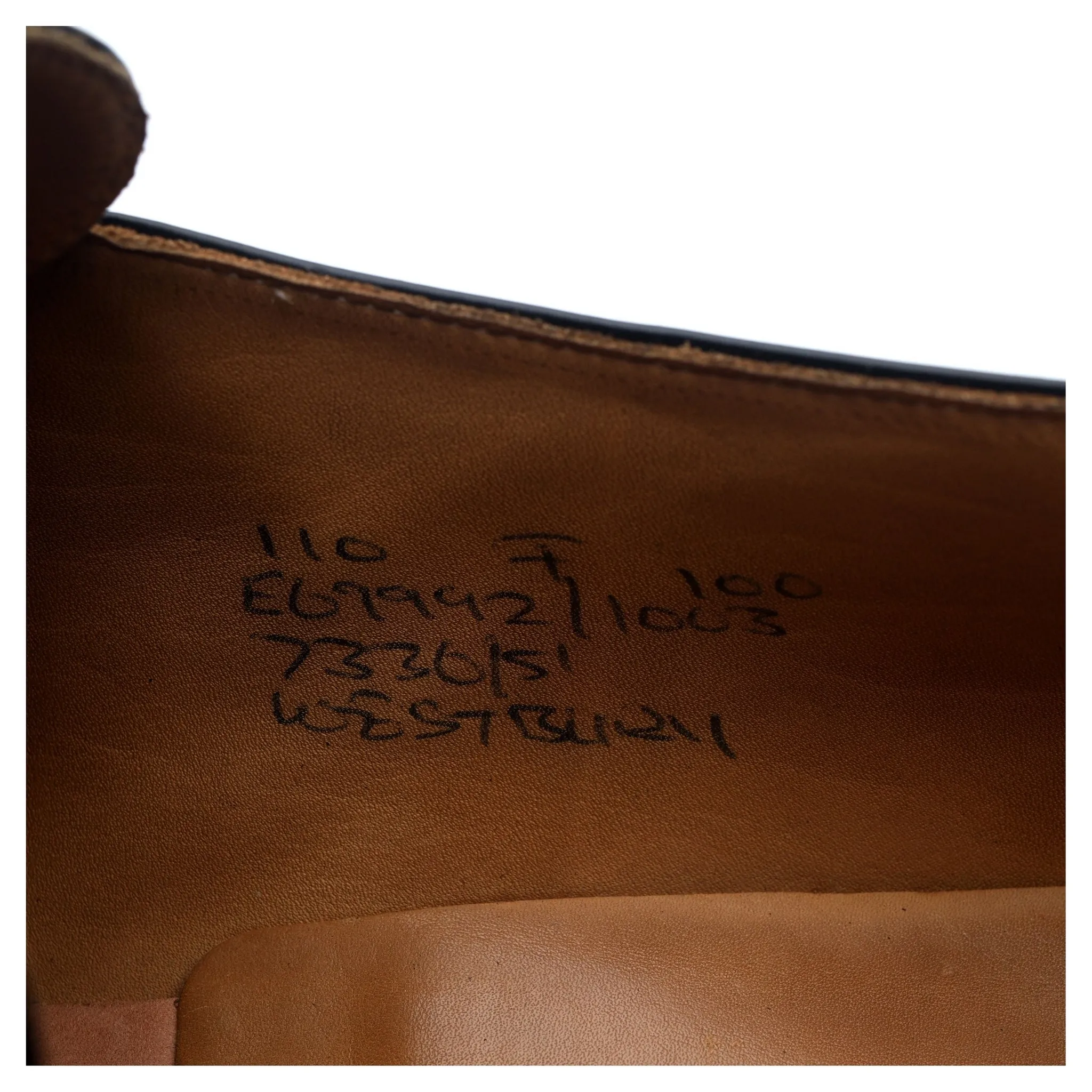 'Westbury' Black Leather Monk Strap UK 11 F