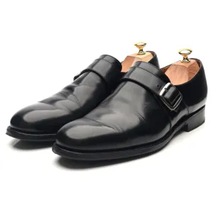 'Westbury' Black Leather Monk Strap UK 11 F