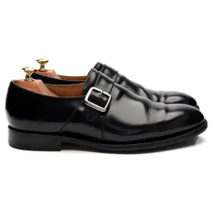 'Westbury' Black Leather Monk Strap UK 9 G