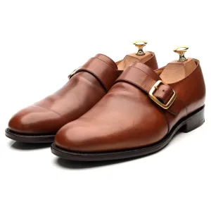 'Westbury' Brown Leather Monk Strap UK 6.5 G