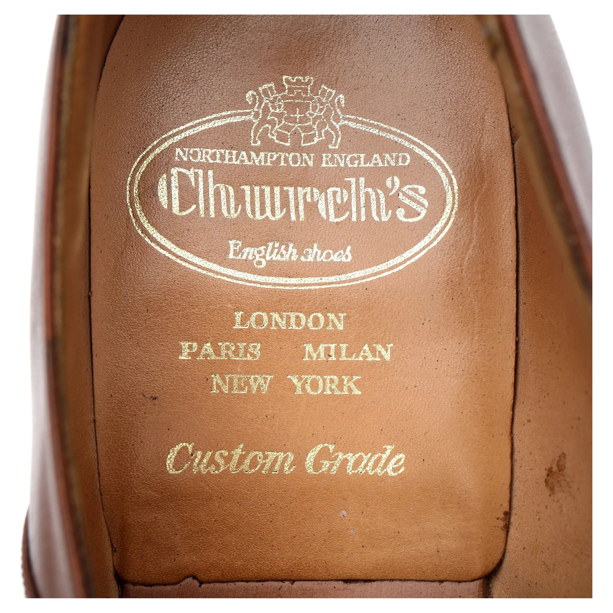 'Westbury' Brown Leather Monk Strap UK 6.5 G