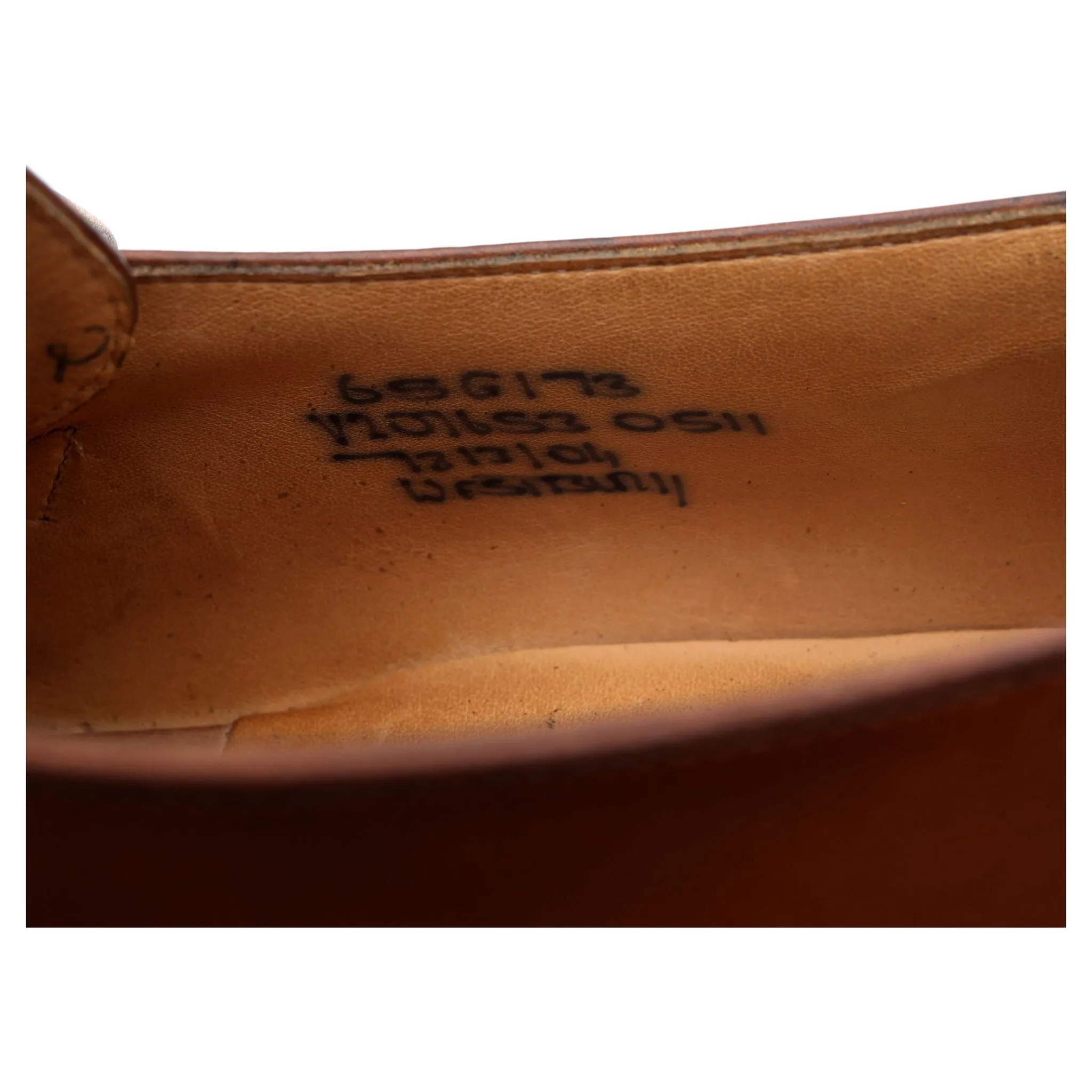 'Westbury' Brown Leather Monk Strap UK 6.5 G