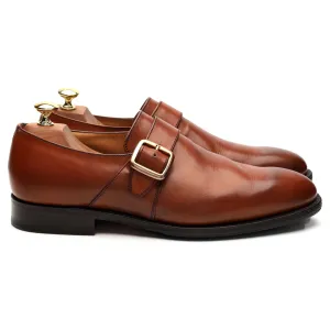 'Westbury' Tan Brown Leather Monk Strap UK 7.5 G