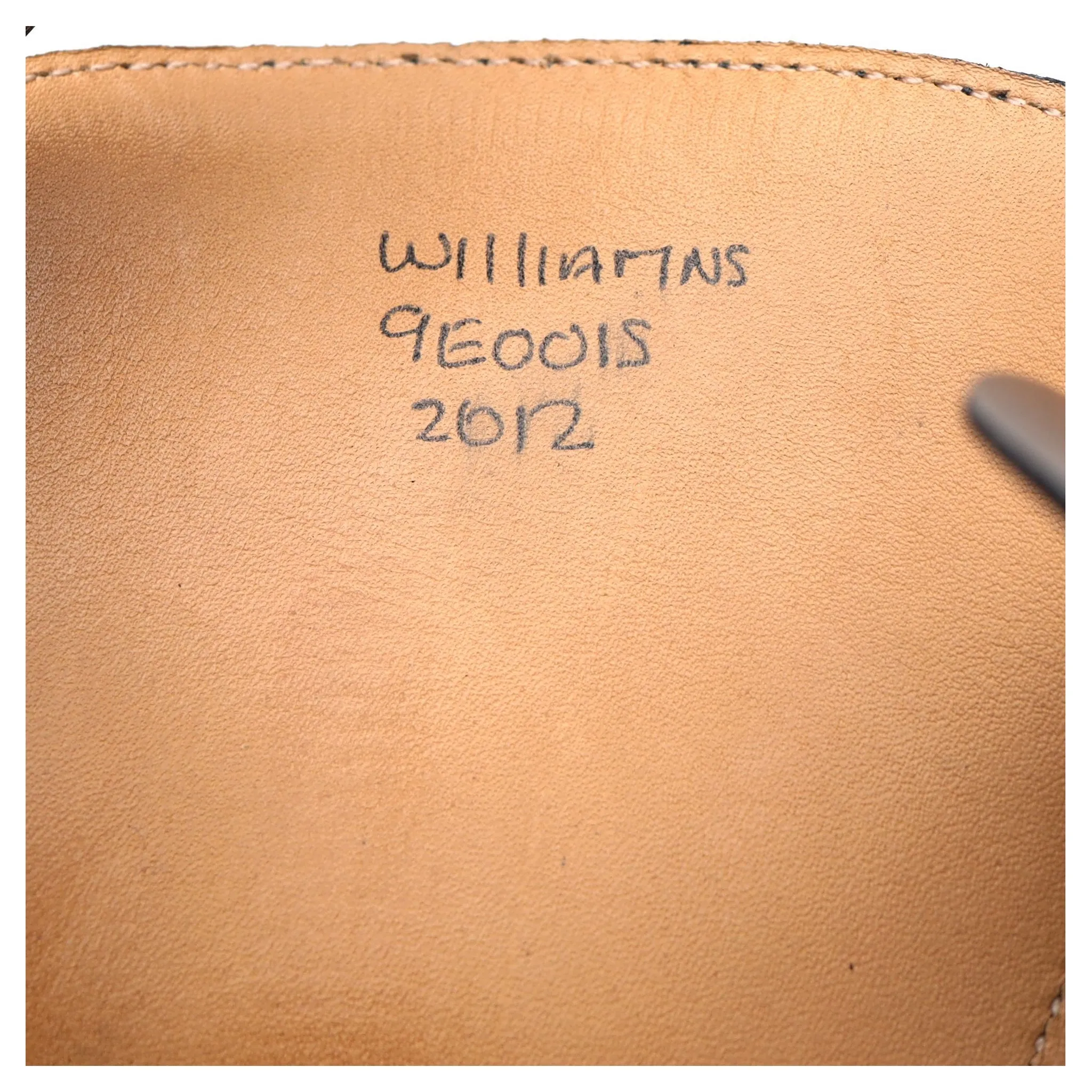 'William' Black Leather Double Monk Strap UK 9 E