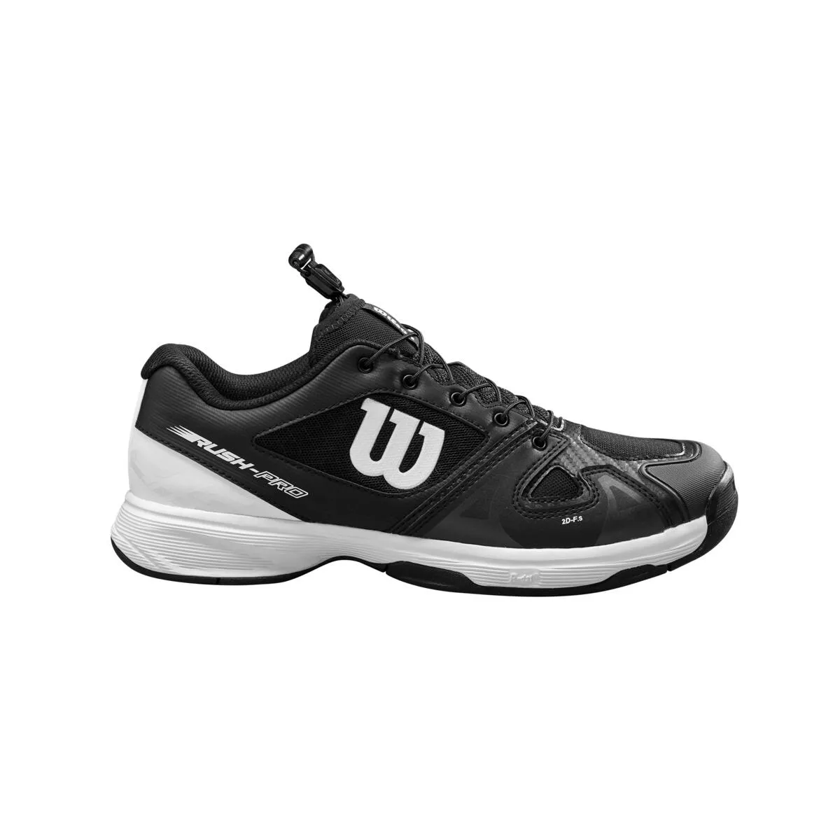 Wilson Rush Pro QL Junior Tennis Shoe (Black)