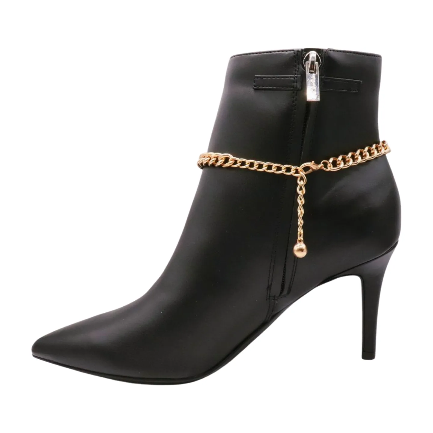 Women Gold Metal Boot Chain Bracelet Shoe LOVE Snake Charm