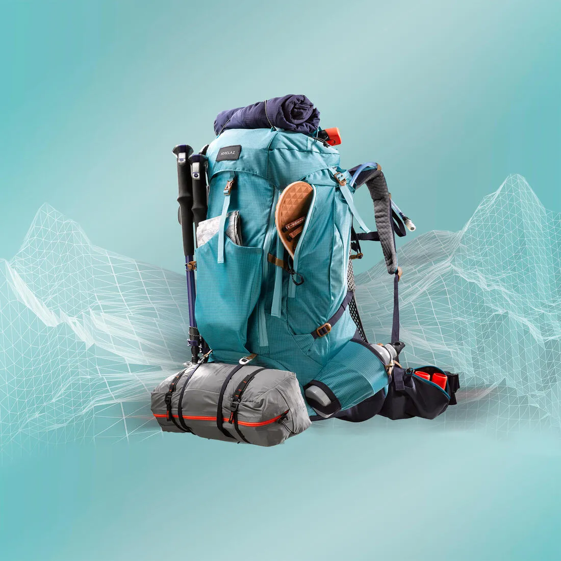 Women's Trekking Backpack 45 10 L - MT500 AIR