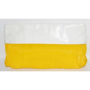 Yellow & White Clutch Purse